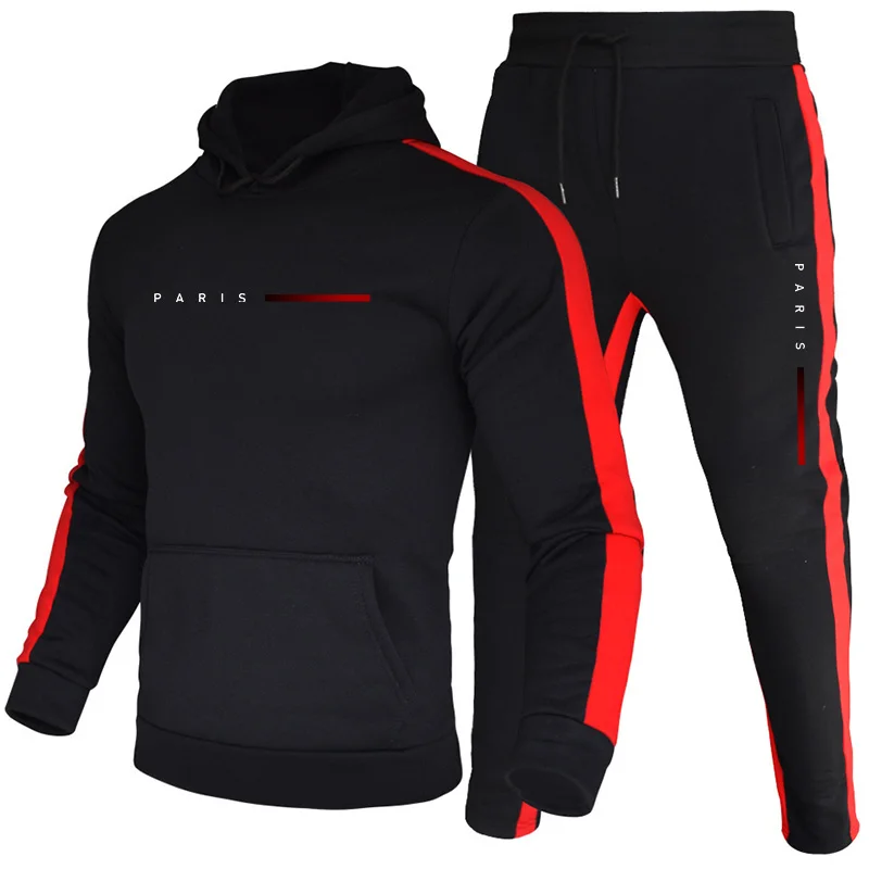 Men'S Fashion Pants - Paris Fashion Men's Hoodies Set Daily