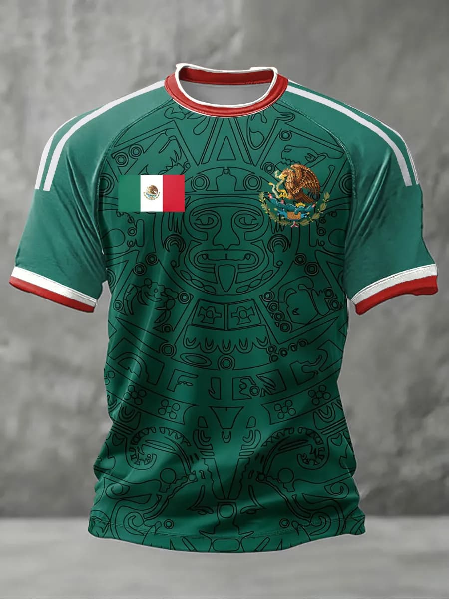 Mens Fashion Mexico - 2026 Men Mexico 3D Print Soccer