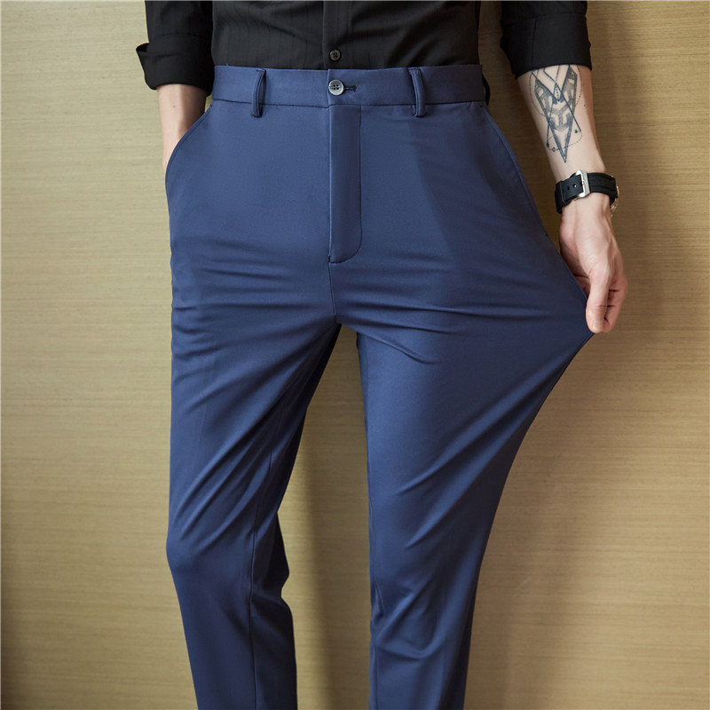 Formal Trouser Stretch - Men's Formal Pants Four-Way Stretch Business