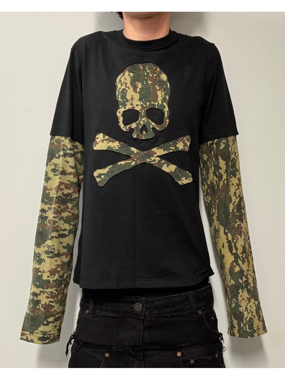 Men'S Fashion For 2026 - 2026 new American retro camouflage skeleton