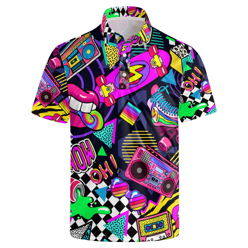 Men'S Fashion From The 80S - Hot Sale 3d Printing 80s 90s