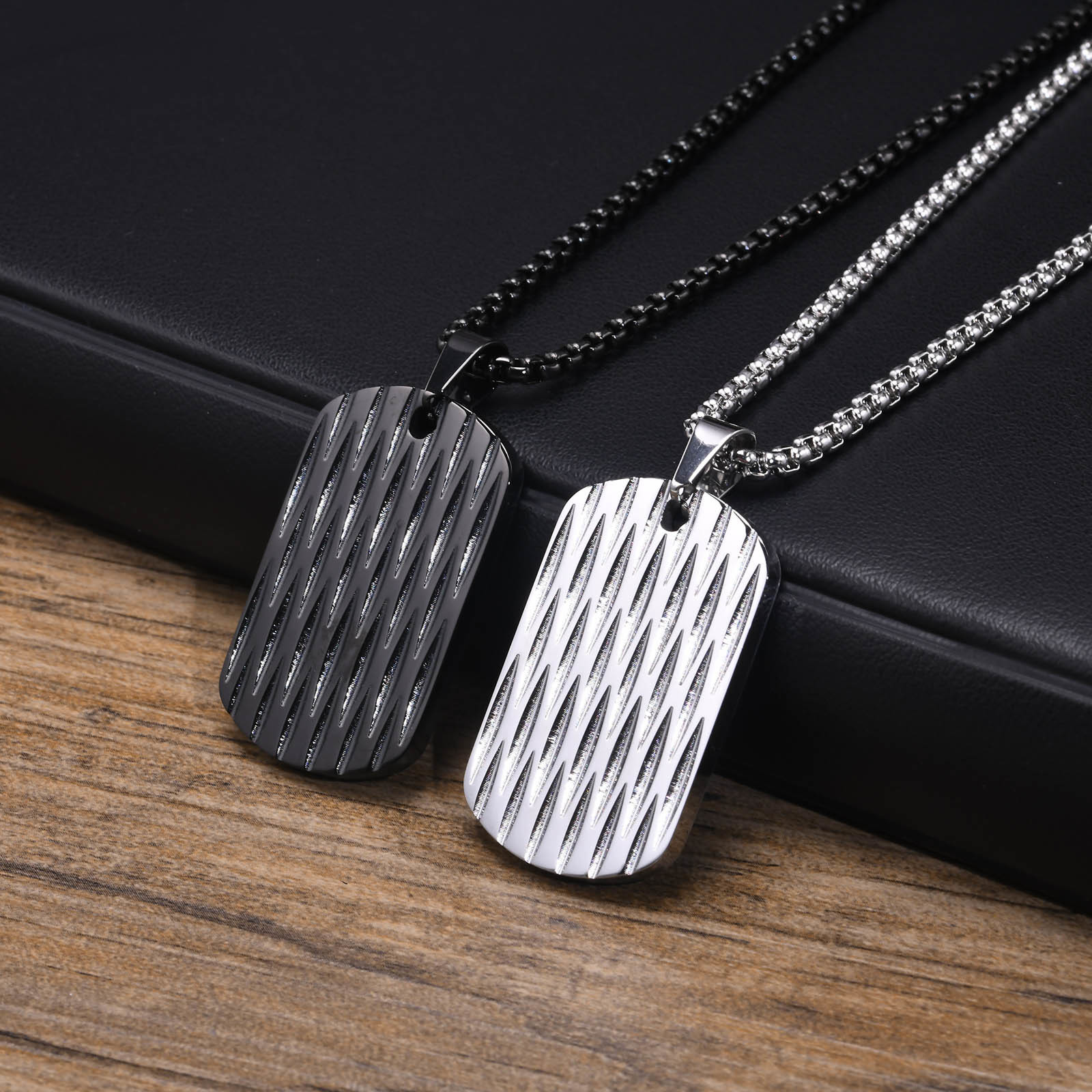 Mens Fashion In The 1920S - Mprainbow Mens Dog Tag Necklaces, Waterproof