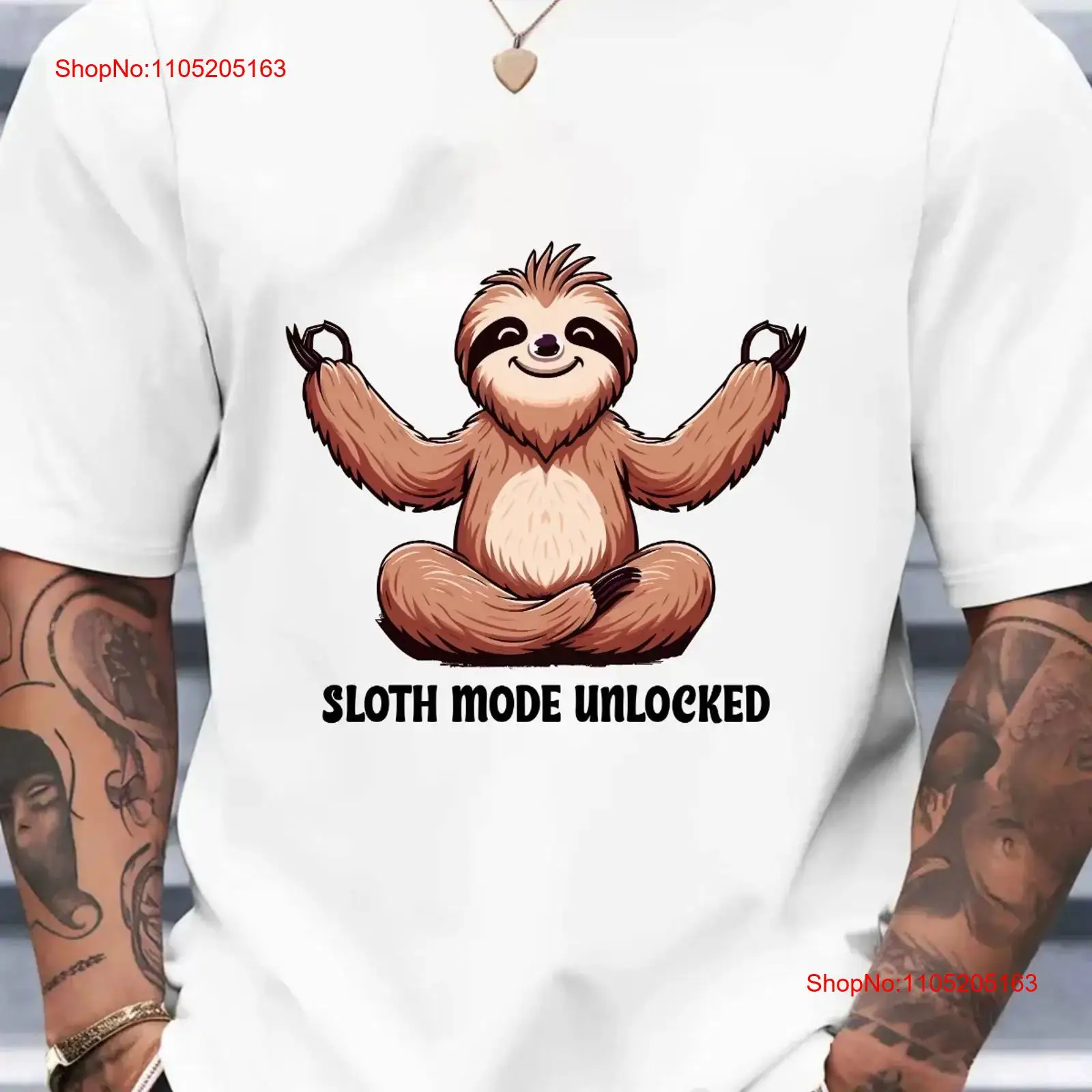 Men'S Fashion Everyday - Sloth Mode Unlocked T SHIRT Funny