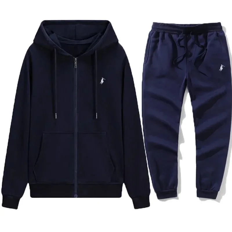 Men'S Fashion Zipper Hoodie - New trendy men's sports suit, fashionable