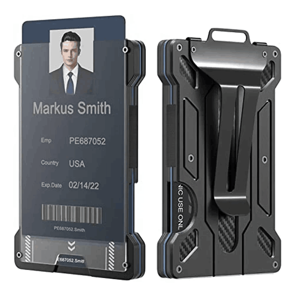 Men'S Fashion Visiting Card - Metal Visit Card Holder Rfid Wallets