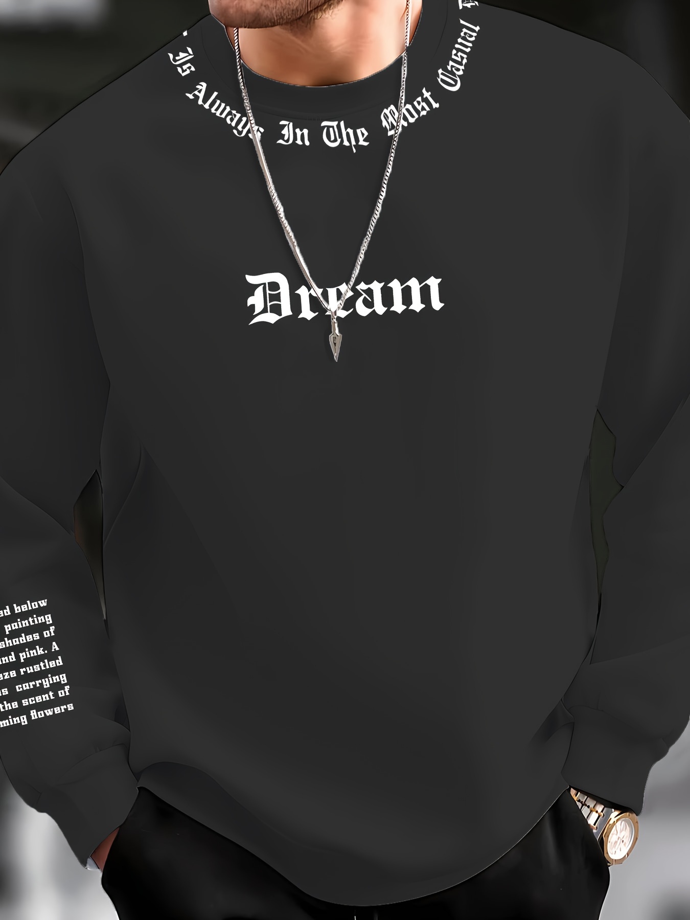 Men'S Fashion For 2026 - 2026 Autumn/Winter Men's Round-neck Sweatshirt with