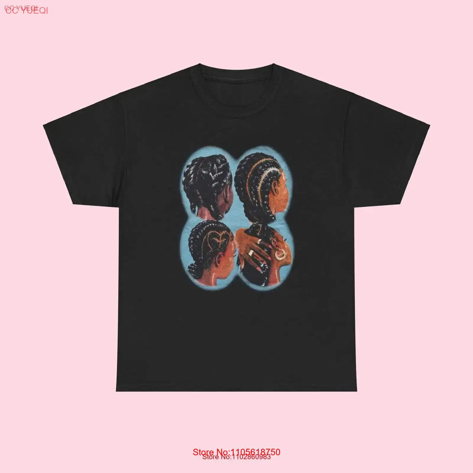 Men Fashion Pinterest - Black Hair Cornrows T shirt Juneteenth