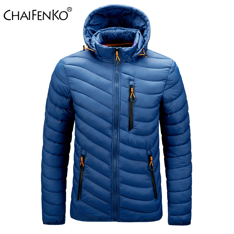 Men'S Fashion Light Jacket - CHAIFENKO Brand Winter Warm Waterproof Jacket