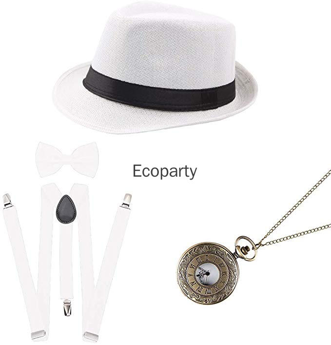 Mens Fashion In The 1920S - Karnival Party Roaring Mens 1920s Panama
