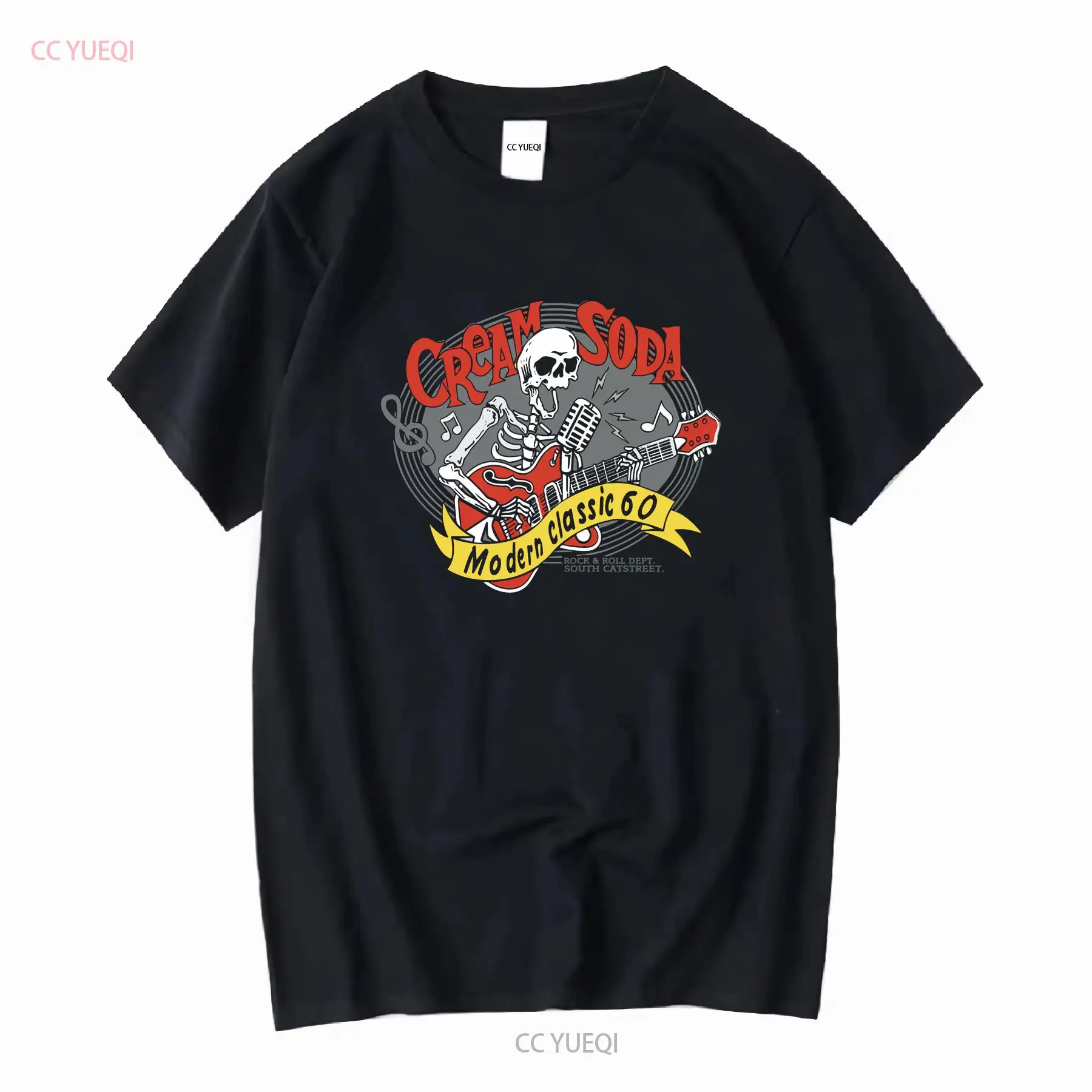 Men'S Fashion Everyday - Cream Soda Rock Roll T shirt