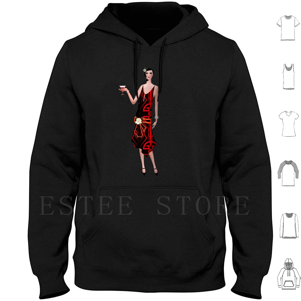 Mens Fashion In The 1920S - Gatsby Flapper-1920s Vintage Fashion Hoodies Long