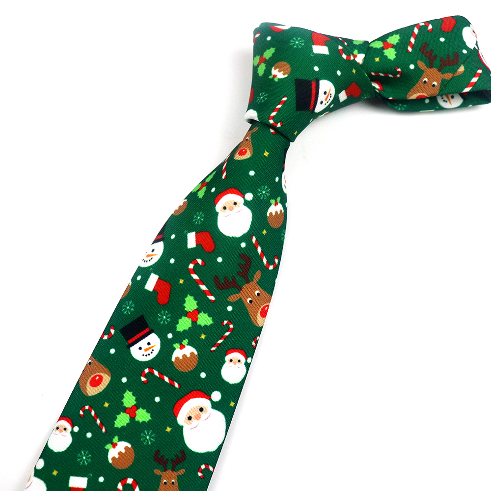 Men'S Fashion Xmas Party - Christmas Tie For Men Women Snowman