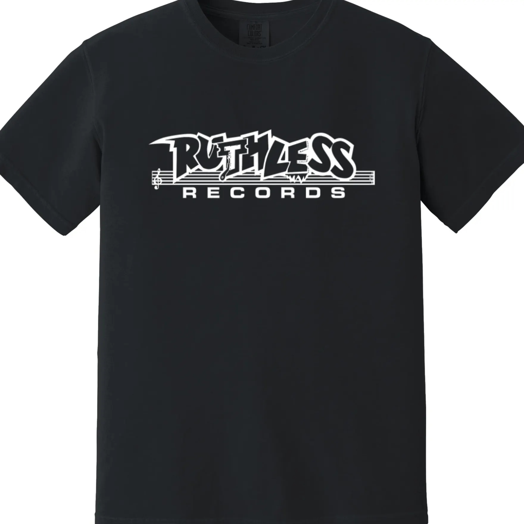 Men'S Fashion From The 80S - Ruthless Records Heavyweight T-shirt -80s Compton