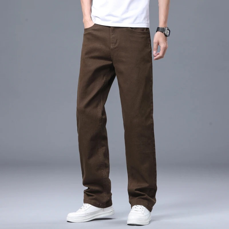 Men Straight Leg Casual Stretc - Formal Trouser Stretch ulasan dan harga