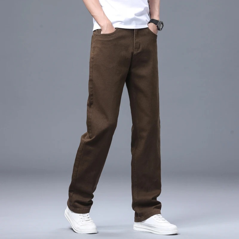 Men Straight Leg Casual Stretc - Formal Trouser Stretch ulasan dan harga