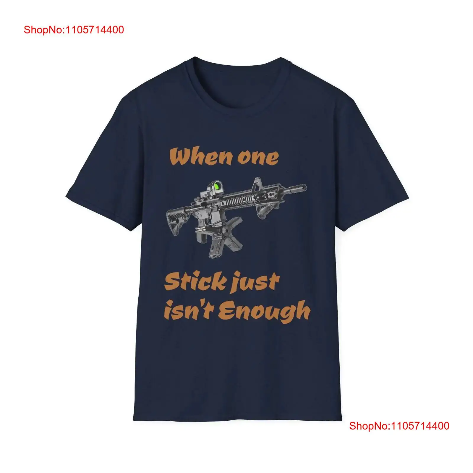 T Shirt assult rifle lyfe stic - Mens Fashion Magazines ulasan dan harga