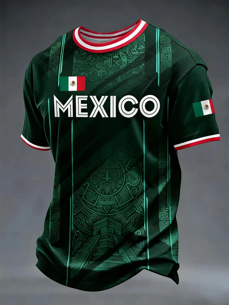 2026 Men Mexico 3D  Print Socc - Mens Fashion Mexico ulasan dan harga