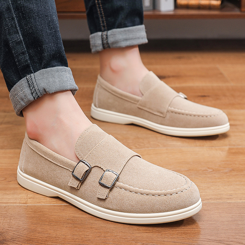 Men's Casual Shoes Suede Loafe - Men'S Fashion For Wedding ulasan dan harga