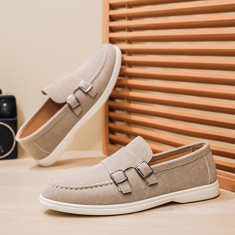Men's Casual Shoes Suede Loafe - Men'S Fashion For Wedding ulasan dan harga