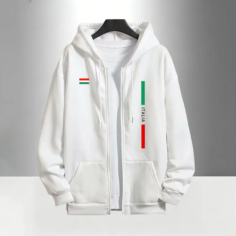 Italy Fashion Men's Set Zipper - Men'S Fashion Zipper Hoodie ulasan dan harga