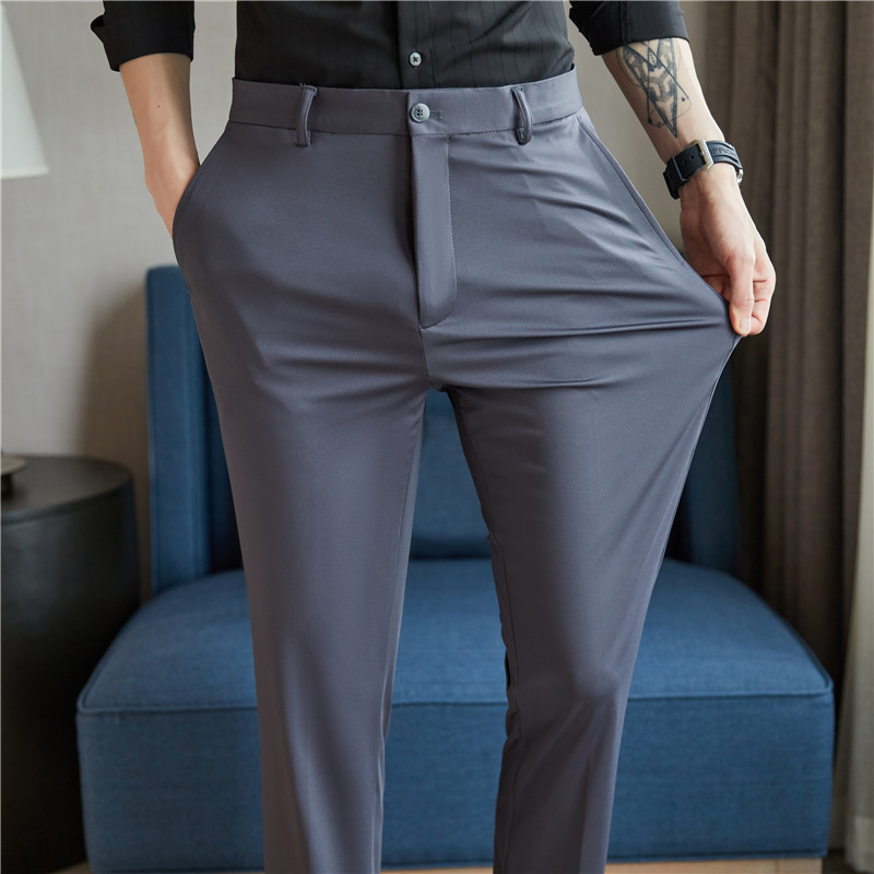 Men's Formal Pants Four-Way St - Formal Trouser Stretch ulasan dan harga