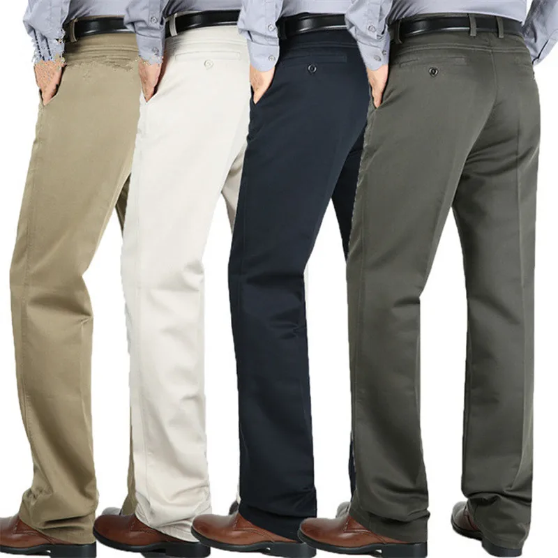 White Pants Men Office Formal  - Formal Trouser Stretch ulasan dan harga