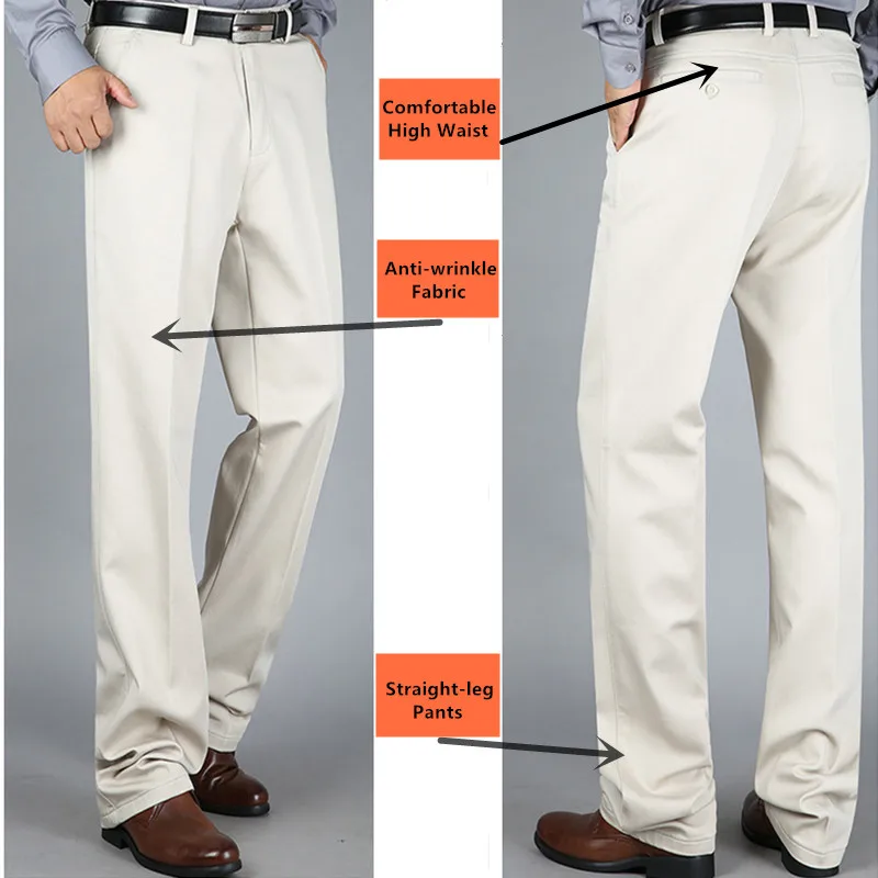 White Pants Men Office Formal  - Formal Trouser Stretch ulasan dan harga