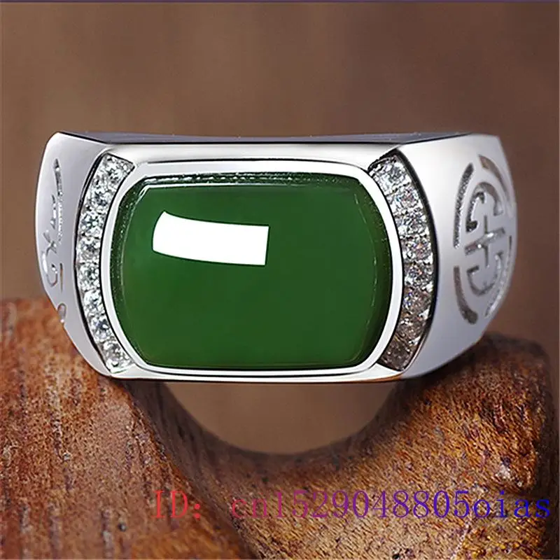Green Jade Ring Gifts Fashion  - Men'S Fashion For Wedding ulasan dan harga