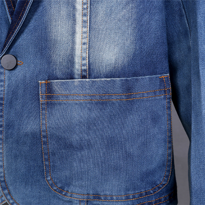 Denim Suit Jacket Brand Men's  - Men'S Fashion Light Jacket ulasan dan harga