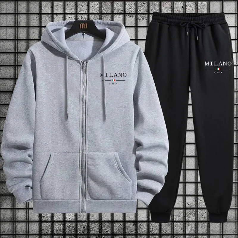 Spring 2026 Men's Tracksuit Ca - Men'S Fashion Zipper Hoodie ulasan dan harga