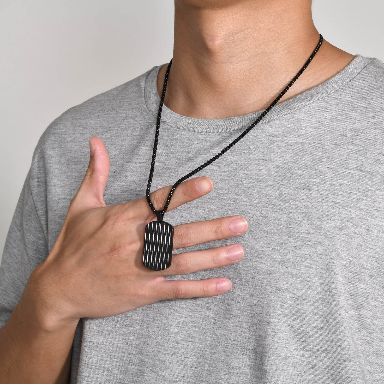 Mprainbow Mens Dog Tag Necklac - Mens Fashion In The 1920S ulasan dan harga