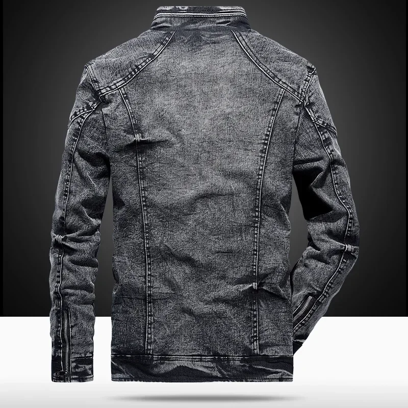 Men's Denim Jacket Korean Fash - Men'S Fashion Light Jacket ulasan dan harga