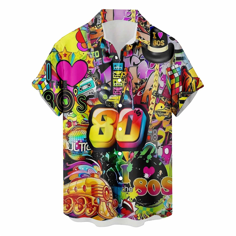Retro 80s 90s Hawaiian Shirts  - Men'S Fashion From The 80S ulasan dan harga
