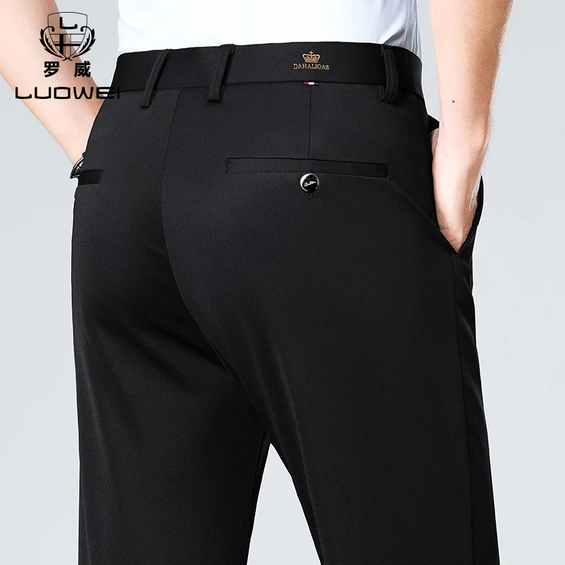 Brand Men Pant High-stretch Fa - Formal Trouser Stretch ulasan dan harga
