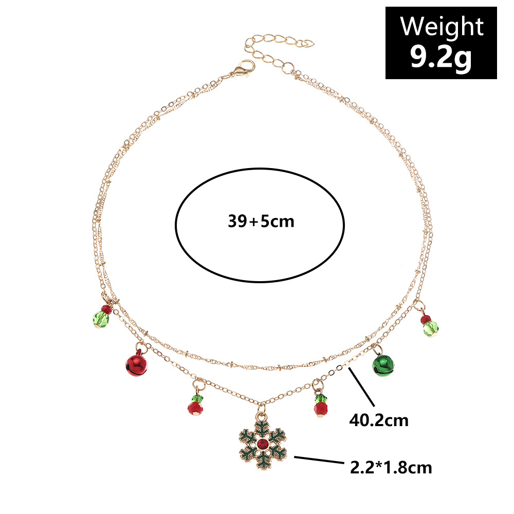 Delicate Colorful Bells Crysta - Men'S Fashion Xmas Party ulasan dan harga