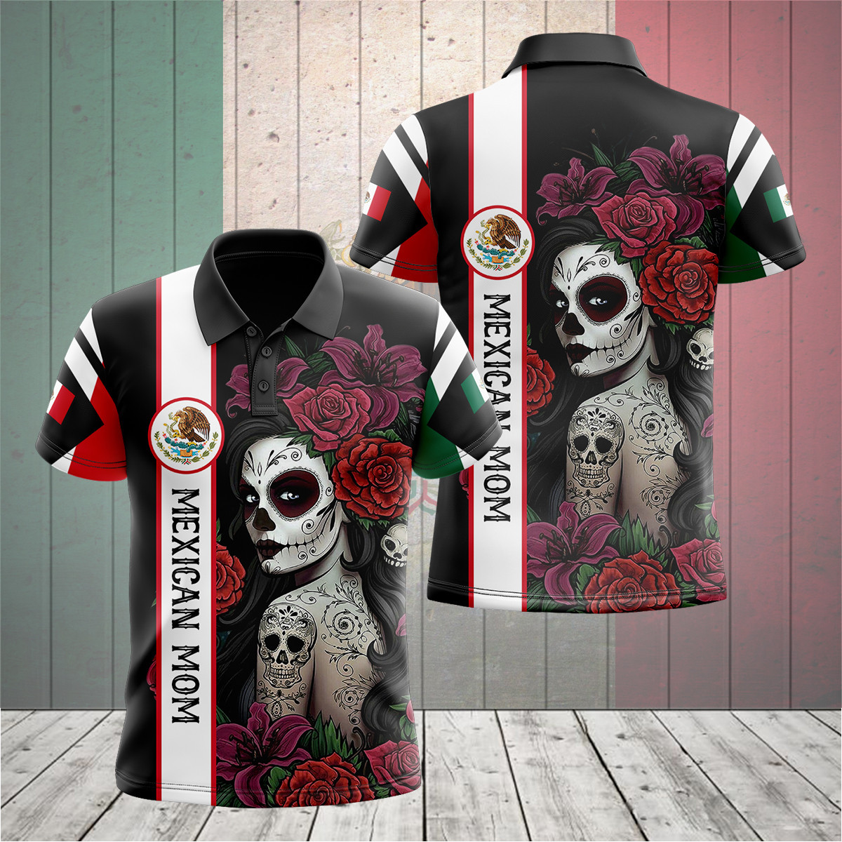 Mexico Aztec Coat Of Arms & Sk - Mens Fashion Mexico ulasan dan harga