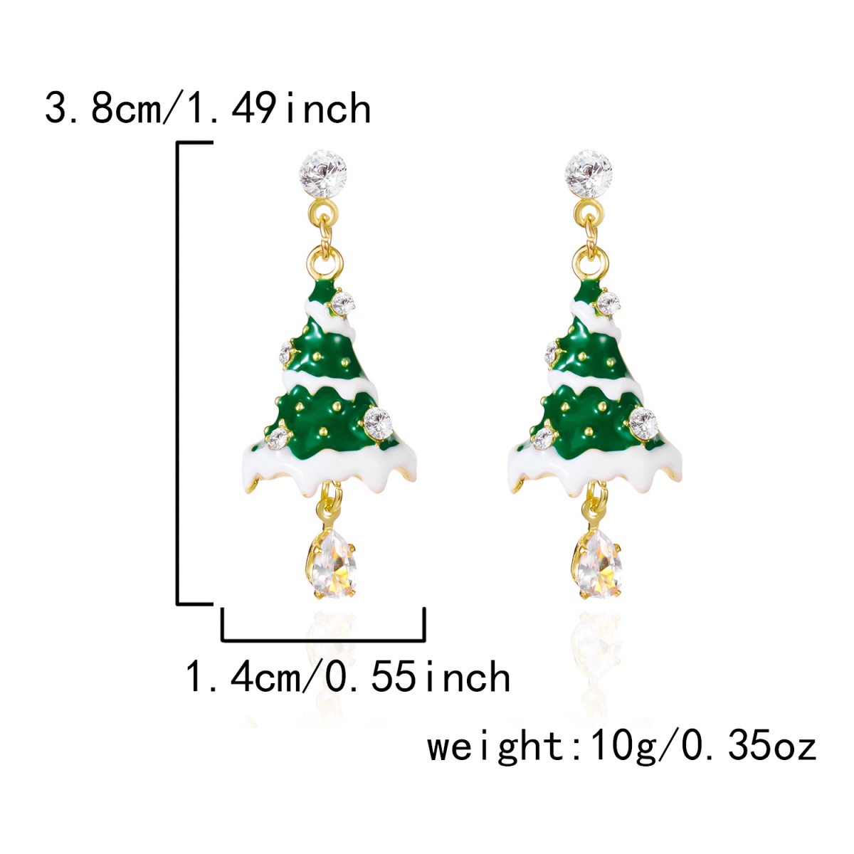 Christmas Holiday Drop Earring - Men'S Fashion Xmas Party ulasan dan harga