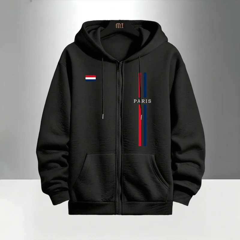 Paris Fashion Men's Set Zipper - Men'S Fashion Zipper Hoodie ulasan dan harga