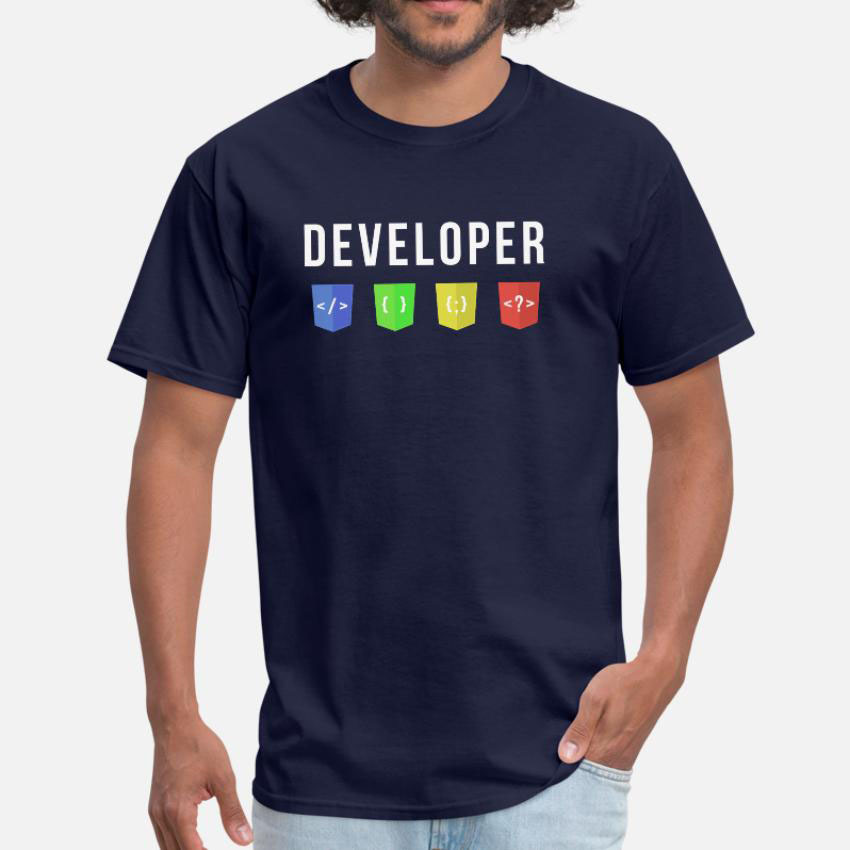 Developer Web T-shirt Javascri - Men'S Fashion Websites ulasan dan harga