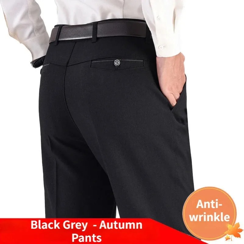 Mens Autumn Thick Casual Suit  - Formal Trouser Stretch ulasan dan harga