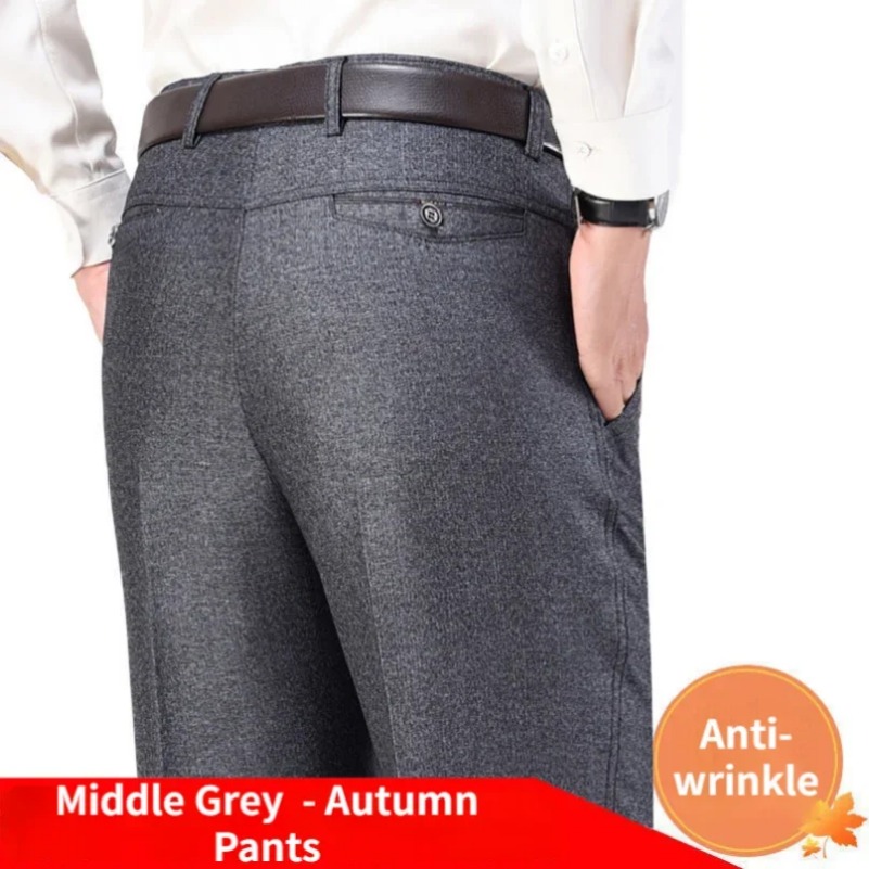 Mens Autumn Thick Casual Suit  - Formal Trouser Stretch ulasan dan harga