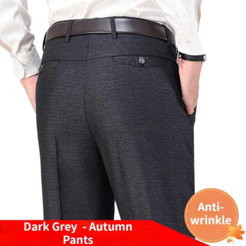 Mens Autumn Thick Casual Suit  - Formal Trouser Stretch ulasan dan harga