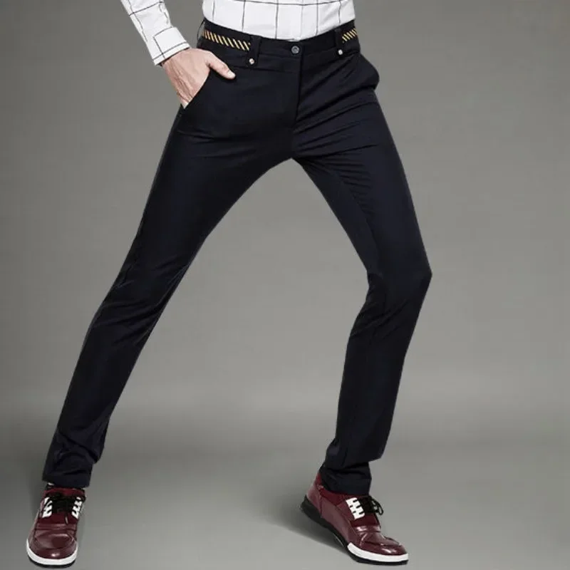 Man Suits Pants Work Stretch E - Formal Trouser Stretch ulasan dan harga