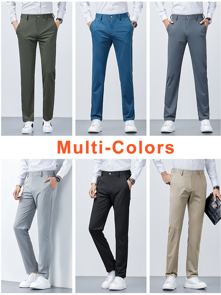 2022 New Summer Men Long Pants - Formal Trouser Stretch ulasan dan harga