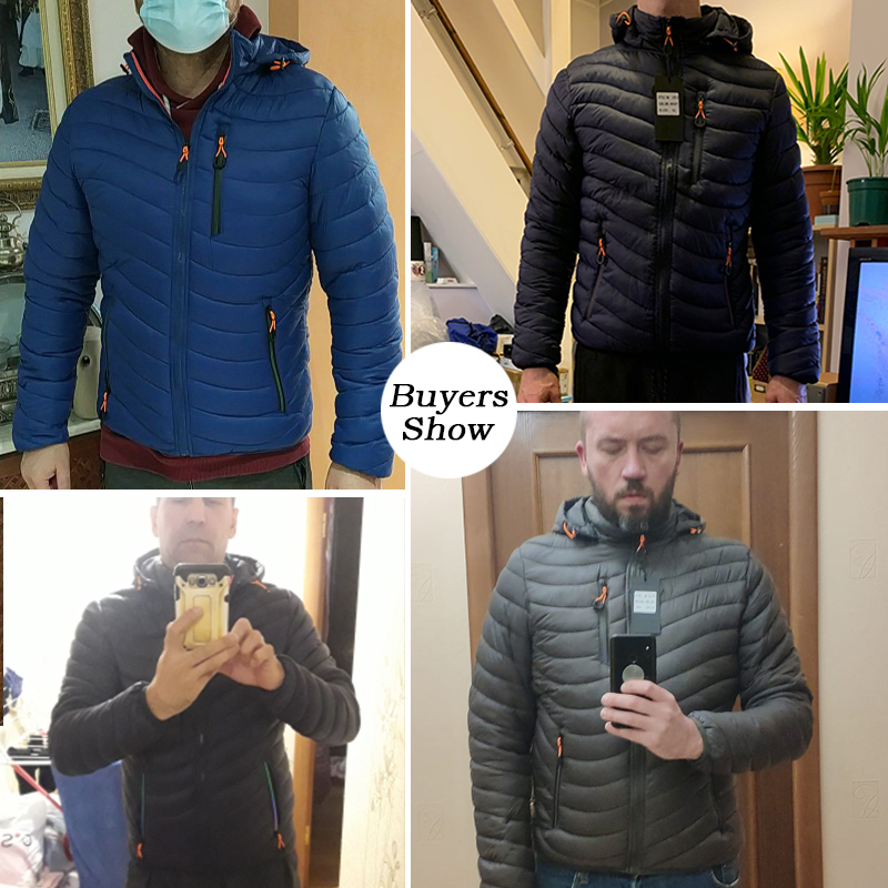 CHAIFENKO Brand Winter Warm Wa - Men'S Fashion Light Jacket ulasan dan harga