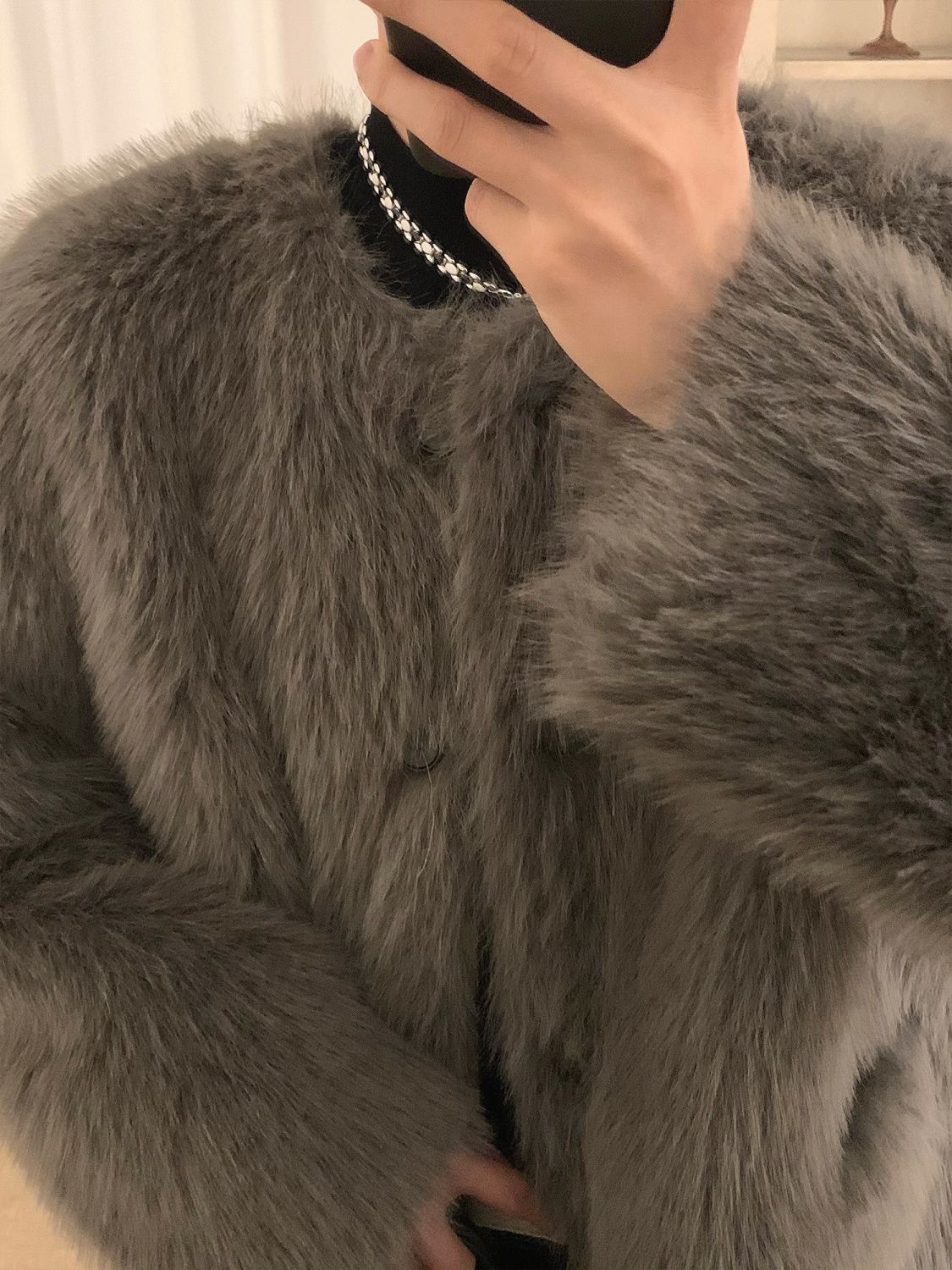 Korean Men's Imitation Fur Coa - Men'S Fashion Light Jacket ulasan dan harga