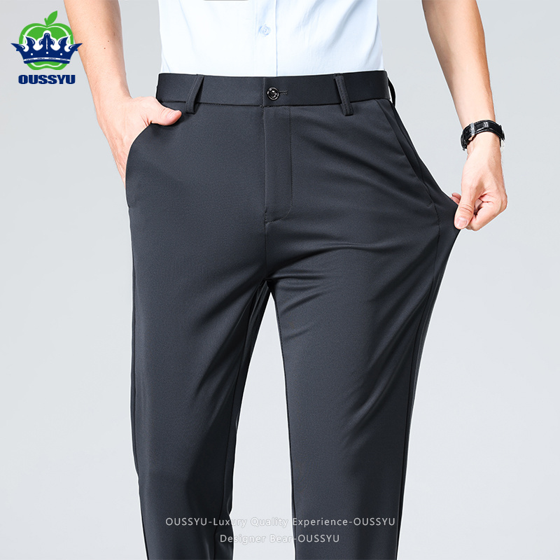 Summer Thin Men's Stretch Suit - Formal Trouser Stretch ulasan dan harga