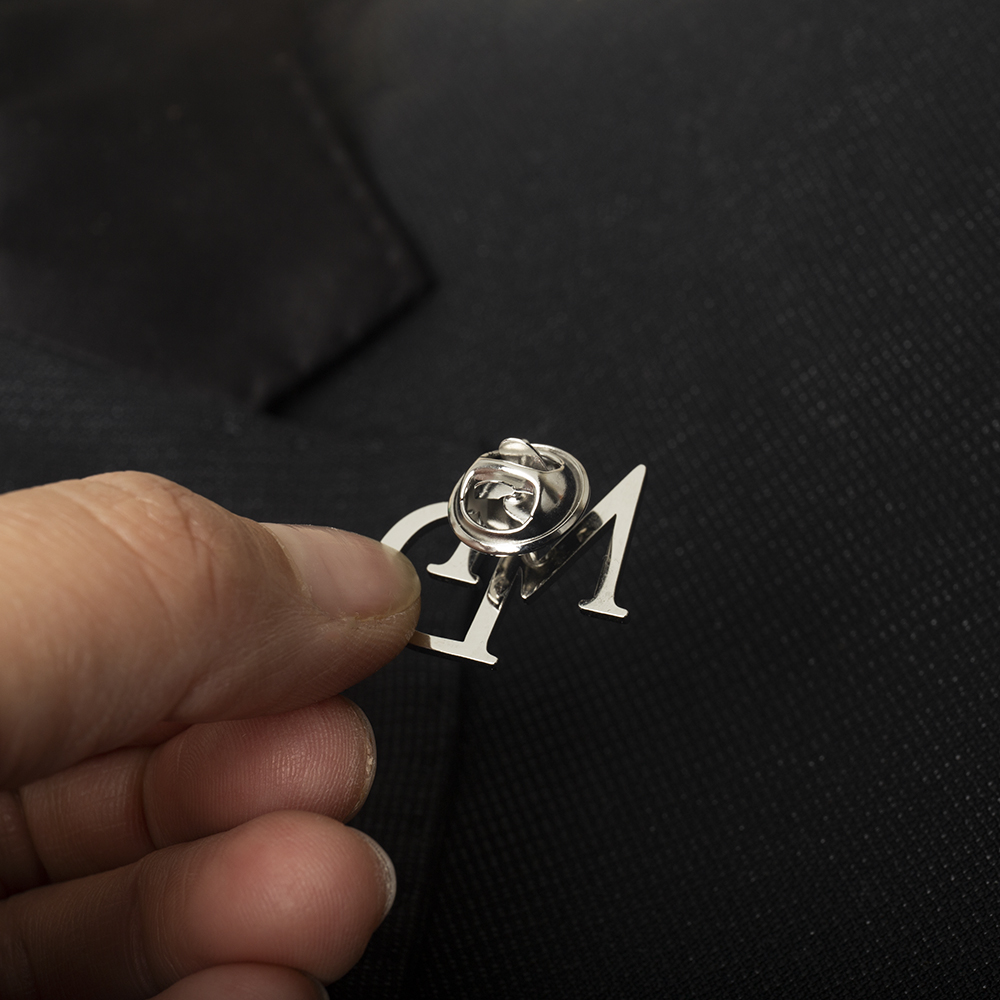 Tangula Custom Initials Brooch - Men'S Fashion For Wedding ulasan dan harga