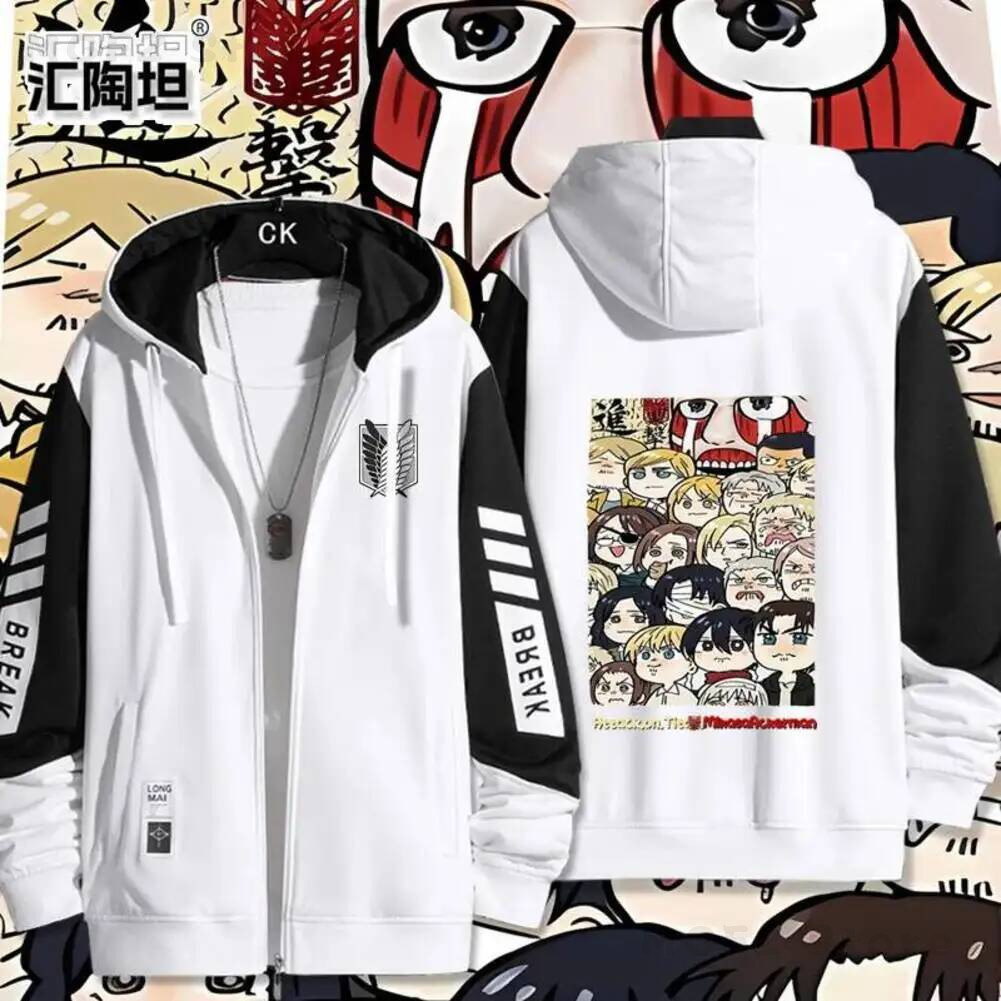 Ackerman Levi Mikasa·Ackerman  - Men'S Fashion Zipper Hoodie ulasan dan harga