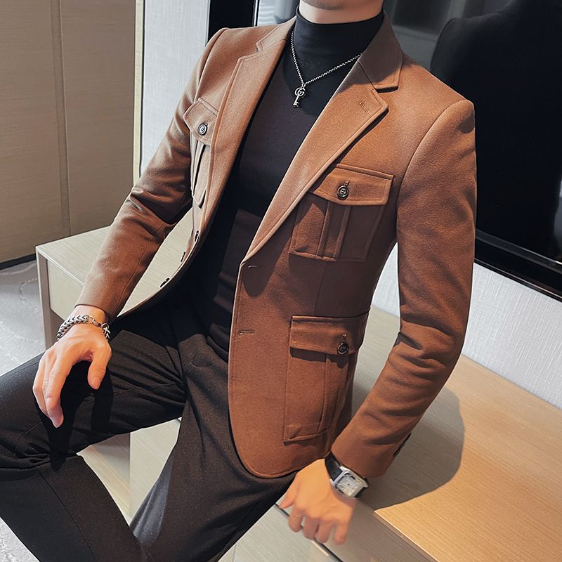 Fashion Light Luxury New Tweed - Men'S Fashion Light Jacket ulasan dan harga